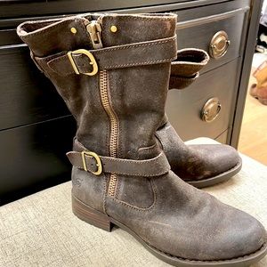 Born Brown Combat Boots